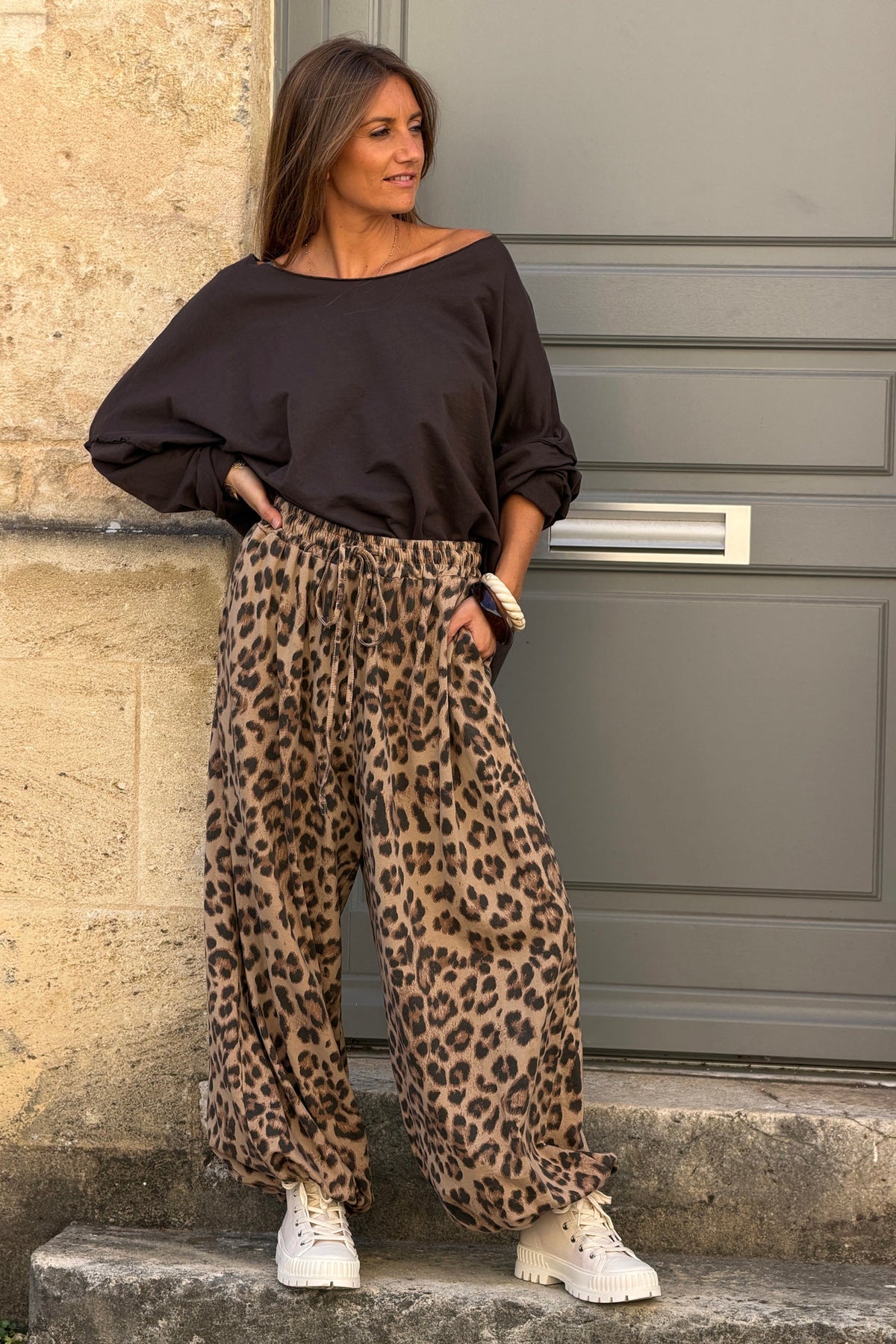 Leopard Print Luxe Lounge Joggers