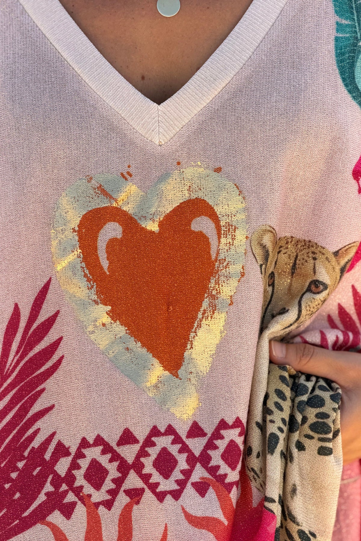 Pink “Happiness is Life” Dolman Sleeve Top