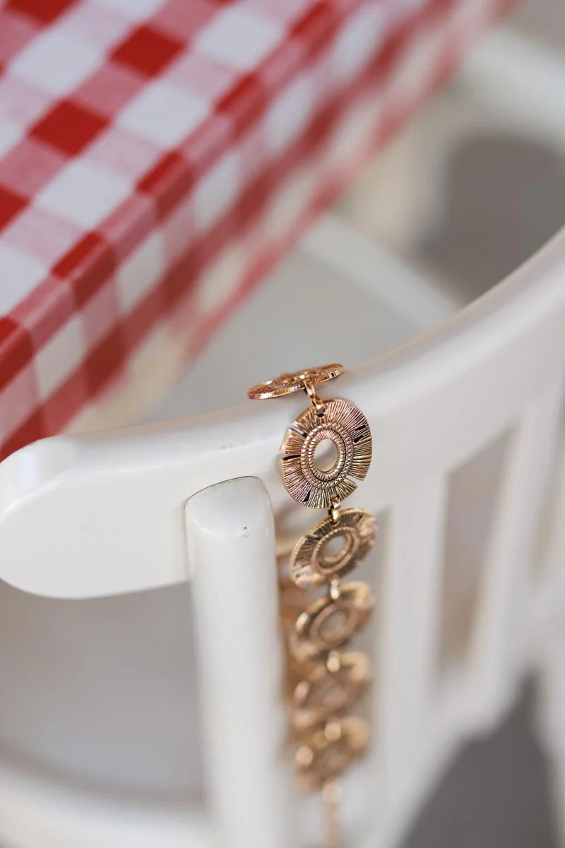 Antique Golden Medallions Necklace