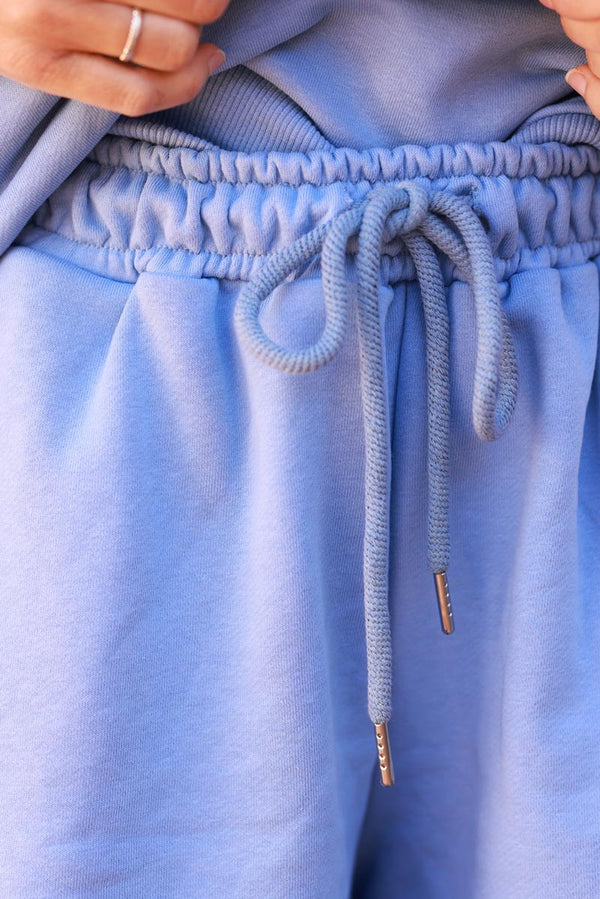 Light Blue Cool Sunshine Pull-On Knit Shorts