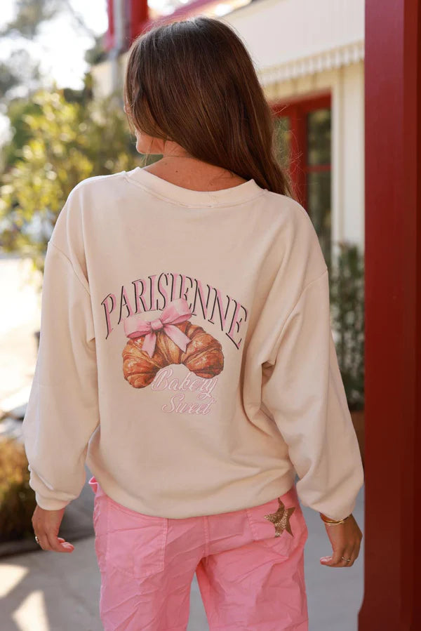 Beige Bakery Sweet Croissant Sweater