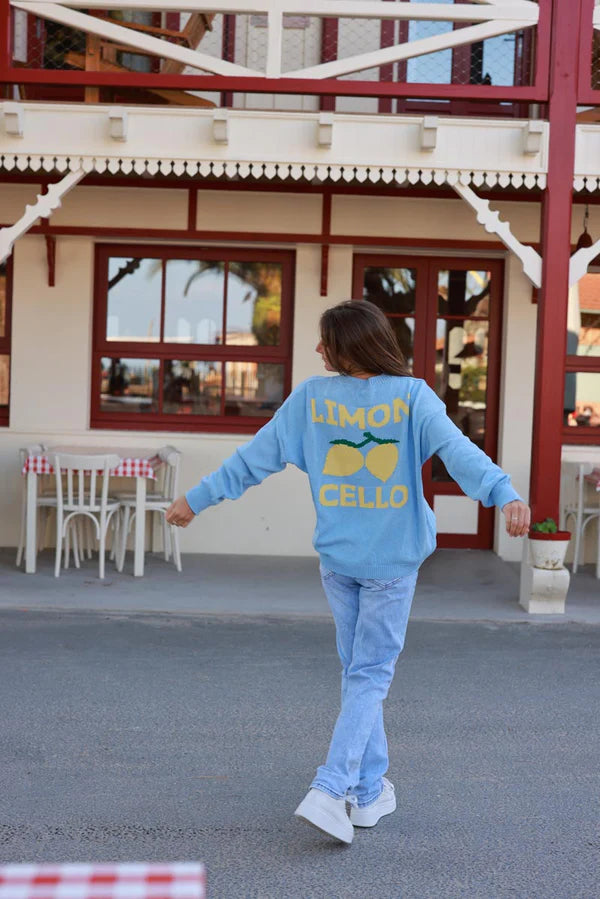 Blue Limoncello Knit Sweater