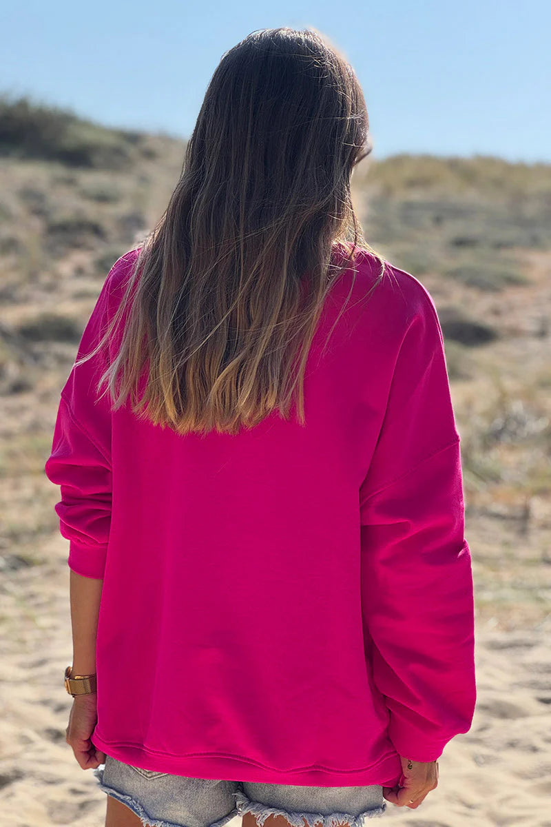 Fuchsia Lemon Tarte Sweater