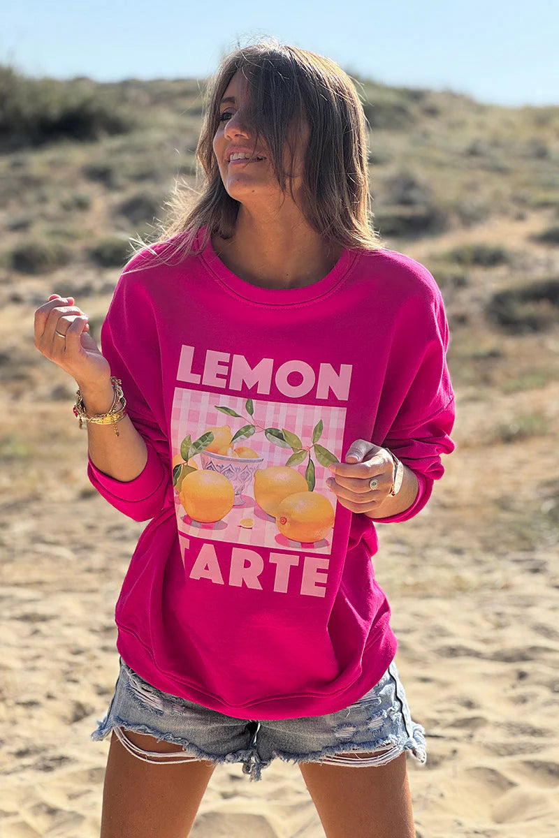 Fuchsia Lemon Tarte Sweater