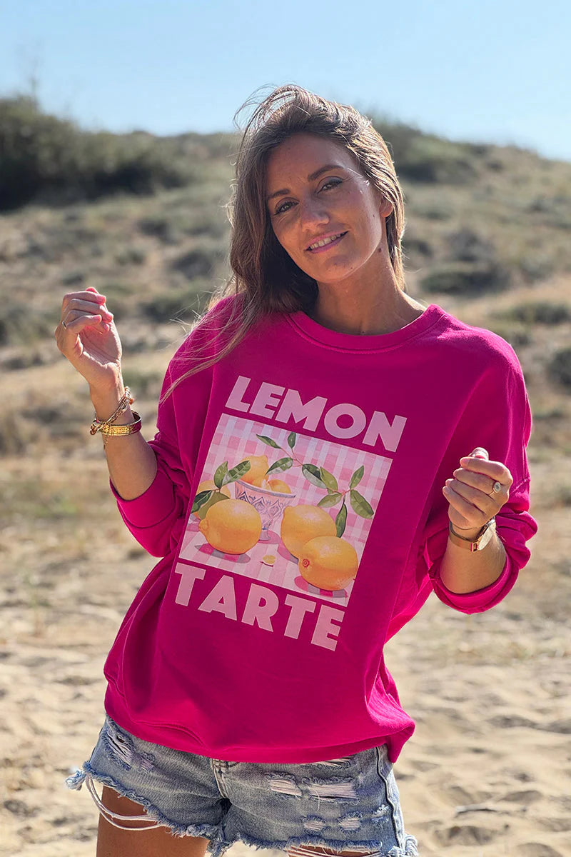 Fuchsia Lemon Tarte Sweater