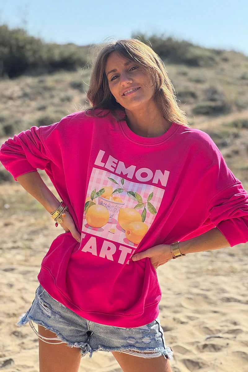 Fuchsia Lemon Tarte Sweater