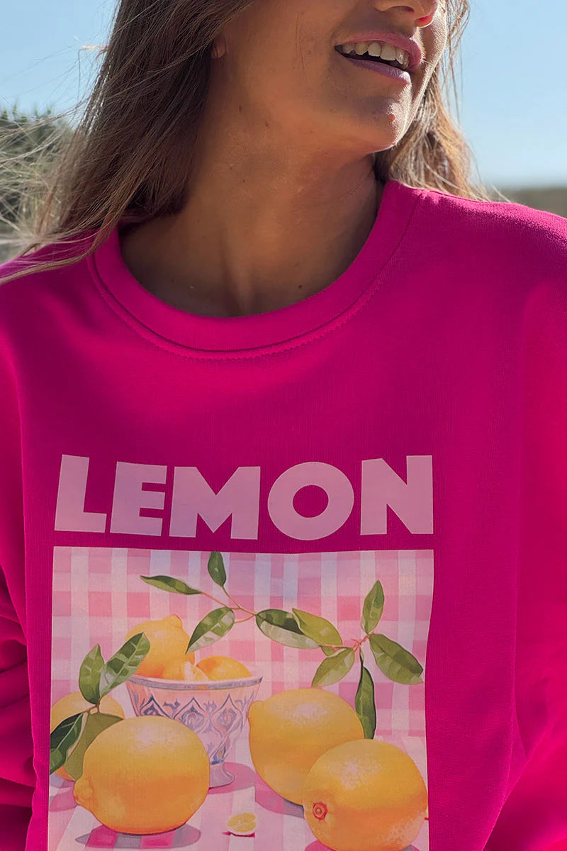 Fuchsia Lemon Tarte Sweater