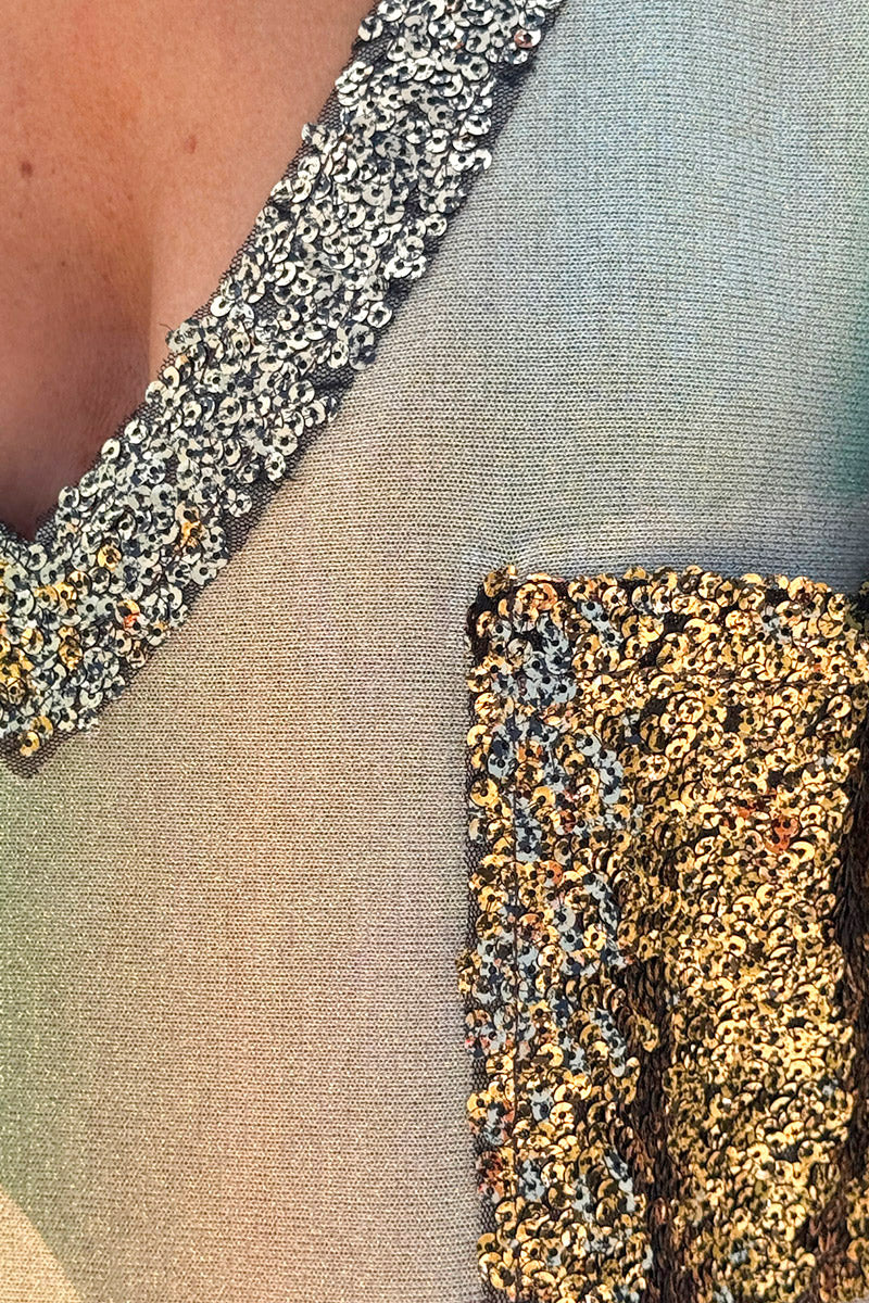 Glitter Knit Sun Caftan
