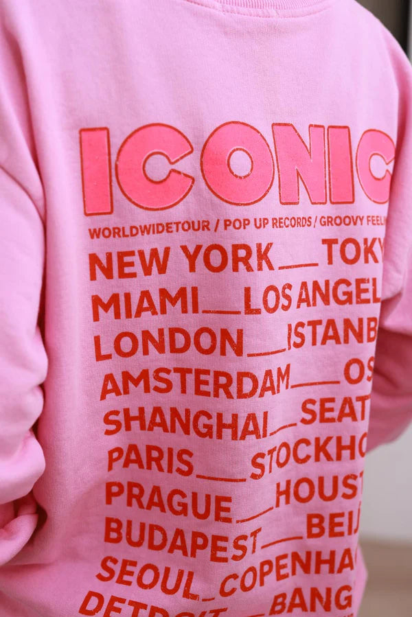 Light Pink Iconic Jersey Sweater