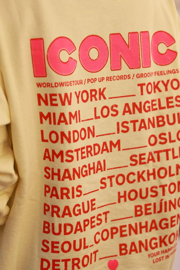 Light Yellow Iconic Jersey Sweater