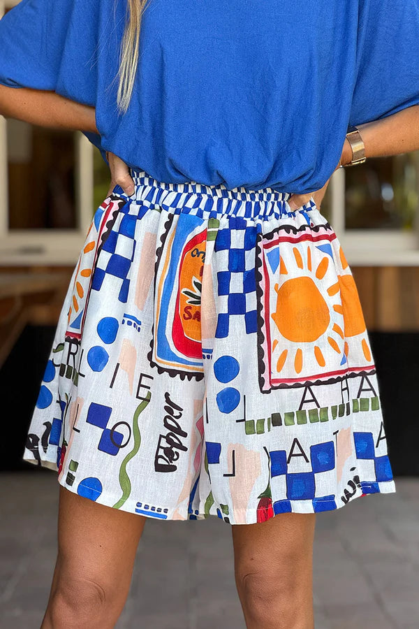 White Country Kitchen Shorts