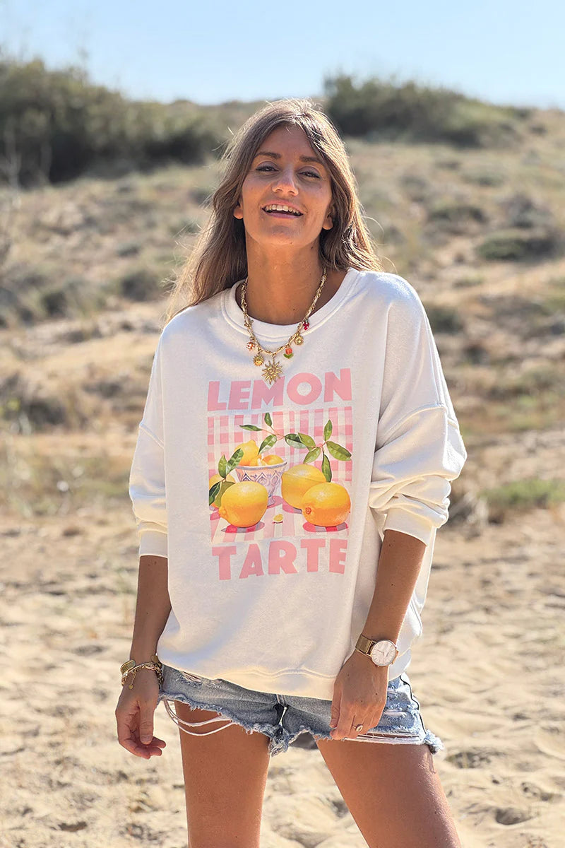 White Lemon Tarte Sweater