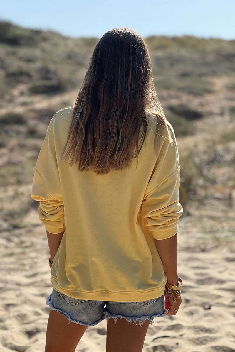Butter Yellow Lemon Tarte Sweater