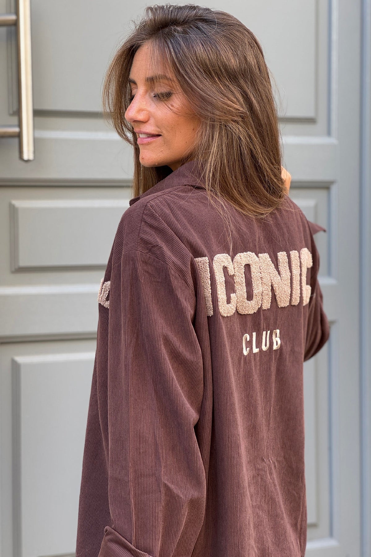 Brown Iconic Club Corduroy Shirt