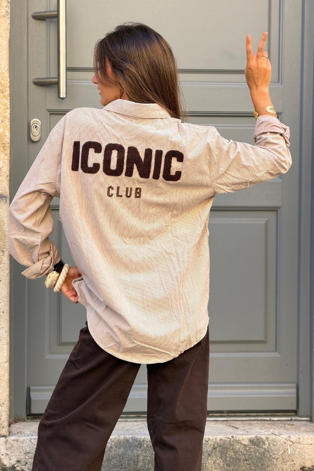 Cream Iconic Club Corduroy Shirt