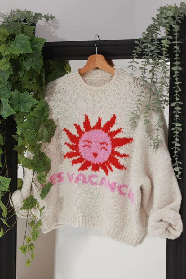 Cream Les Vacances Sun Knit Sweater