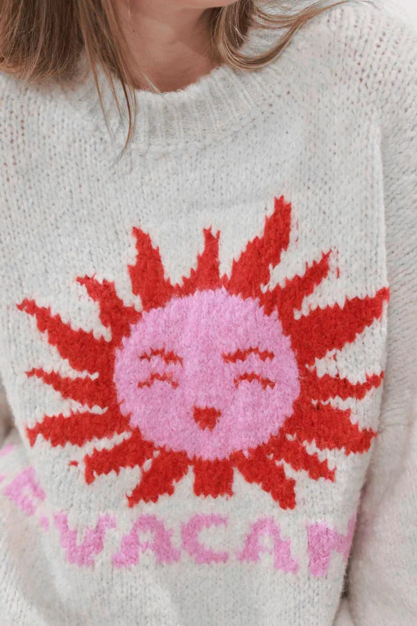 Cream Les Vacances Sun Knit Sweater