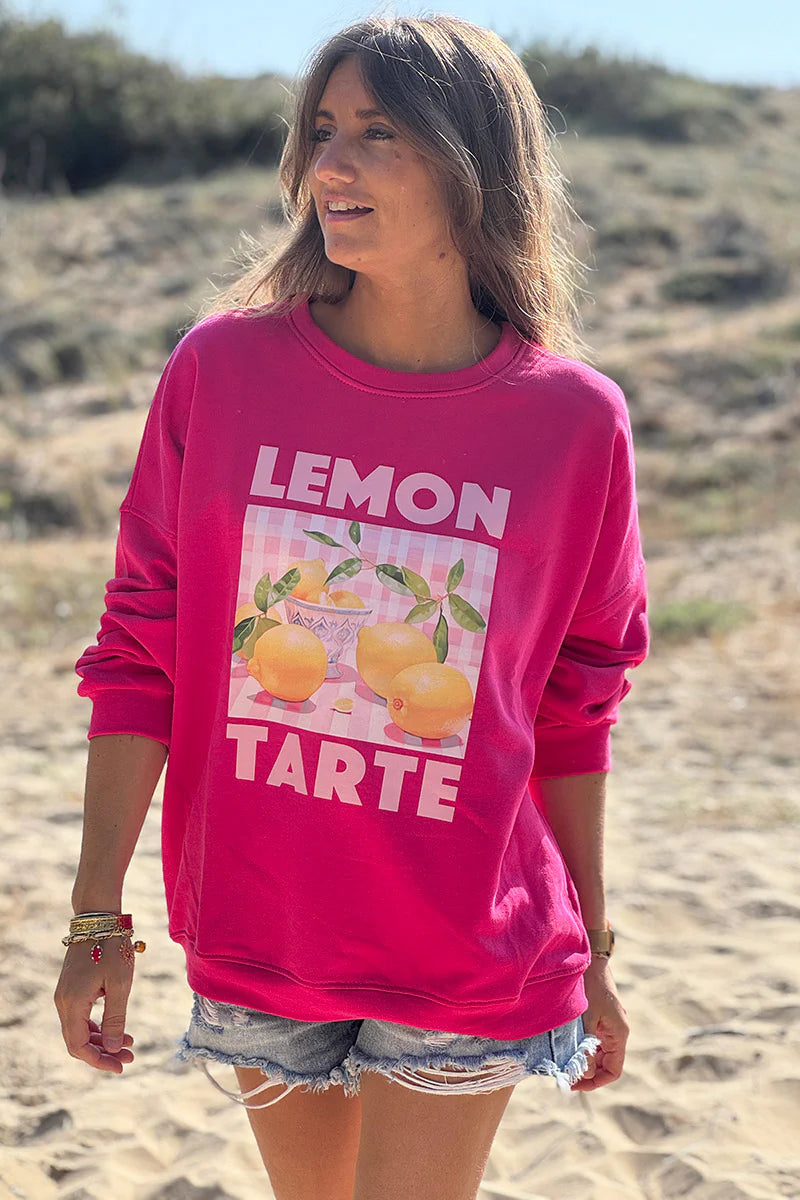 Fuchsia Lemon Tarte Sweater