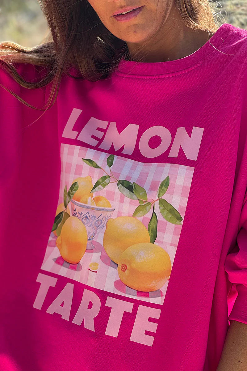 Fuchsia Lemon Tarte Sweater