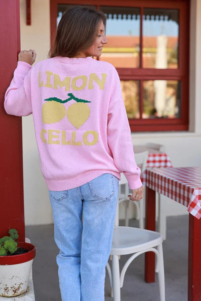 Pink Limoncello Knit Sweater - Horizons Lointains