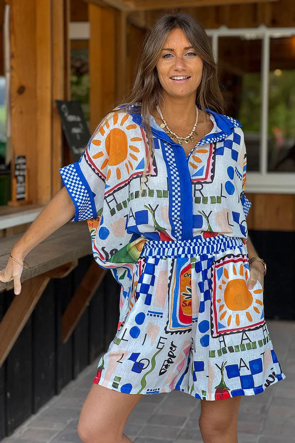 White Country Kitchen Button Down Shirt