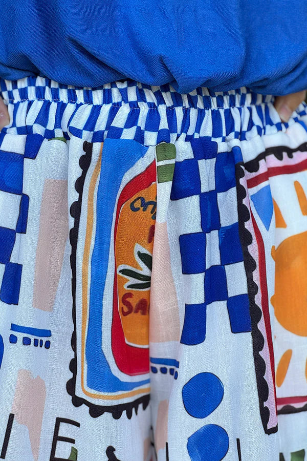 White Country Kitchen Shorts