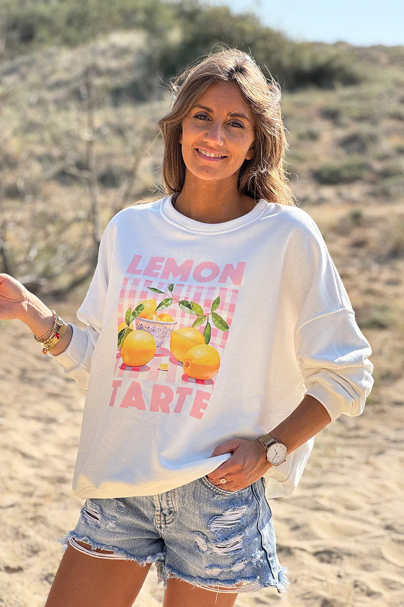 White Lemon Tarte Sweater
