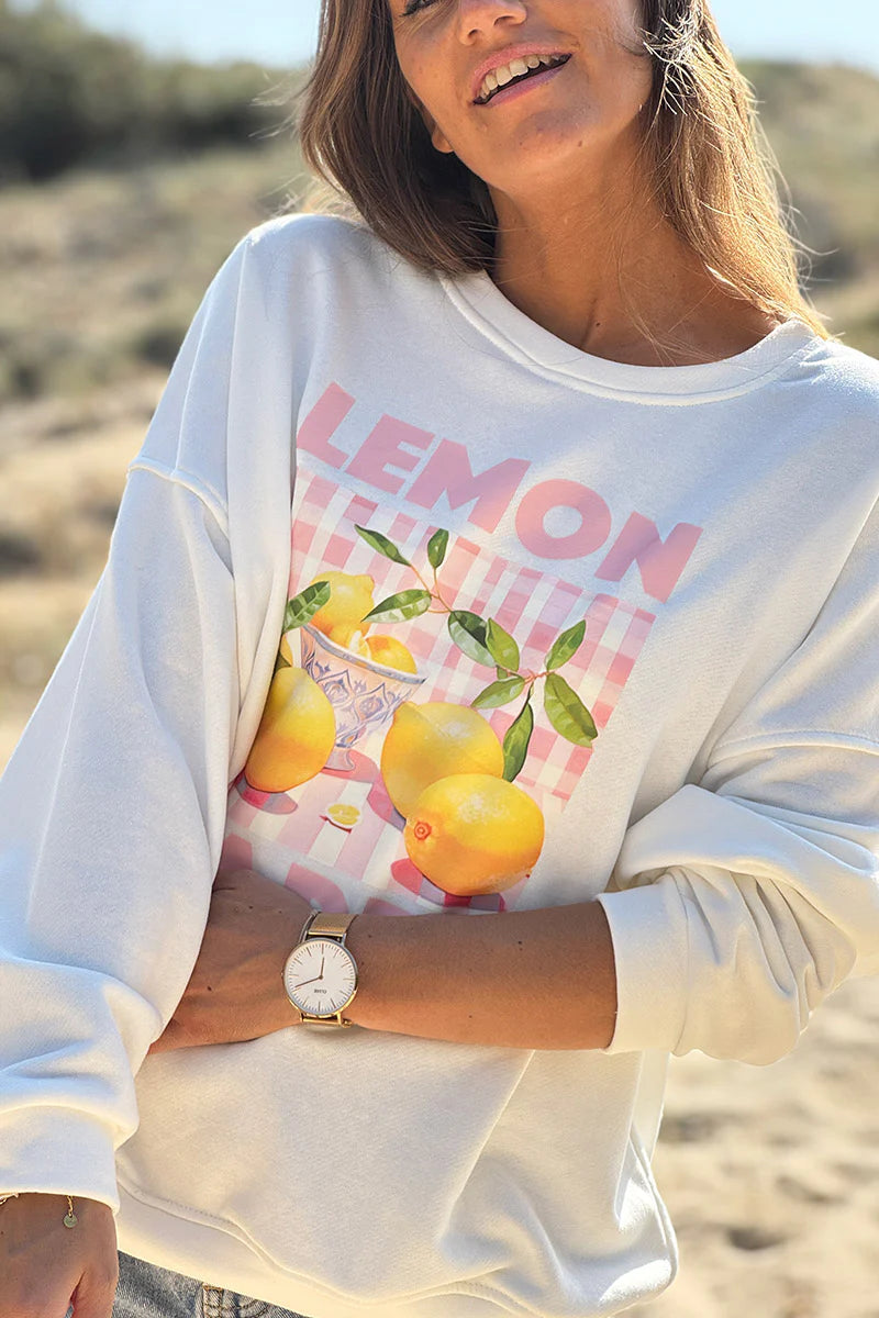 White Lemon Tarte Sweater