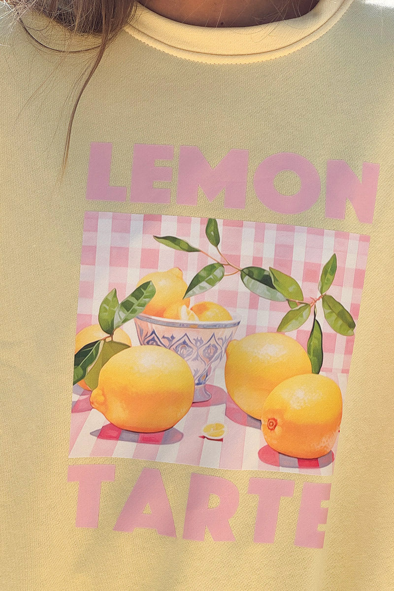 Butter Yellow Lemon Tarte Sweater
