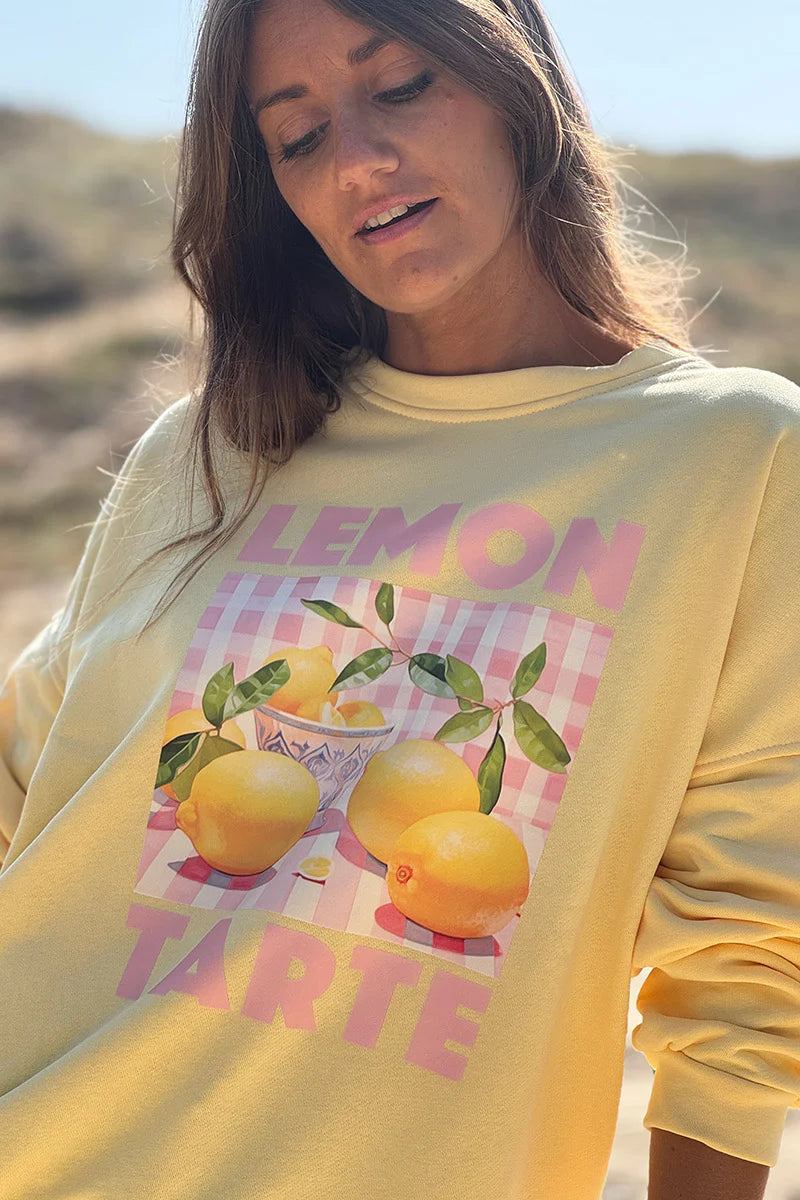Butter Yellow Lemon Tarte Sweater